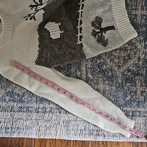 Vintage Aran wool handknit Rapaki Mahana sweater, made in New Zealand - Picture 14 of 15